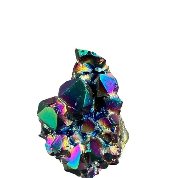 Rainbow Aura Amethyst Multicolored Rock - Picture 1 of 3